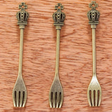 5pcs 5 Colors tableware Spoon fork Dining knife Charms DIY Jewelry Findings Pendants For Necklace Jewelry Making 60*7mm J491