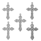 4pcs 6 Color cross Charm for Key Chain Bracelet Necklace earring Pendant  DIY Handmade Jewelry Accessories 37*57mm T107