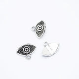 20pcs 5 colors Devil's Eye Charms Zinc alloy Pendant for Necklace earring Pendant DIY Handmade Jewelry 14*13mm I242
