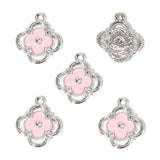 20Pcs Four-Leaf Clover Inlay Pendants for DIY Necklaces Bracelets Jewelry Making Keychains and Bag Charms W765