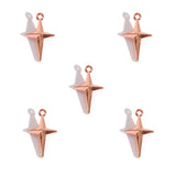 50Pcs Alloy Four-Pointed Star Charms for Jewelry Making DIY Necklaces Bracelets Earrings Keychains and Other Accessories L352