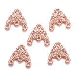 20Pcs 5 Colors Alloy flower charm For Bracelets Necklaces Pendant Diy Handmade Jewelry Making 14*14mm G125