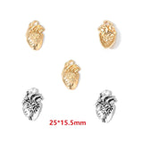 5pcs 2 colour Heart shaped Cross Charms Halloween Charms DIY Handmade Necklace Bracelet Earrings Jewelry Accessories W273