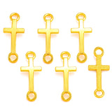 4 colors Metal cross Charms For Earring Necklace keychain Pendant DIY Jewelry Making 20*8mm T103