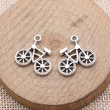 10pcs 20x19mm 2 Colors Antique Bronze Color Antique Silver Color Bicycle Charms For DIY Jewelry Making