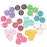 YuenZ  A-Z KC gold color letter DIY accessories enamel alphabet charms alloy small pendant for bracelet 15*13mm W85