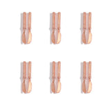 50pcs 6 Colors Mini tableware Spoon fork Dining knife Charms DIY Clothing luggage accessories Jewelry Making 21*3mm J511