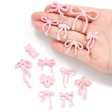 10Pcs Pink Bow Pendant Premium Alloy Jewelry Components for DIY Necklaces Earrings Bracelets and Other Jewelry Making Materials