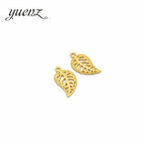30pcs 7 Color Antique Silver color Small tree leaf Charms Metal Alloy Jewelry Diy Accessories 19*10mm Q323
