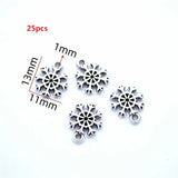 10-30pcs Christmas style charm snowman Santa Claus Gift box for Earring necklace Pendants DIY Handmade Craft Jewelry Making