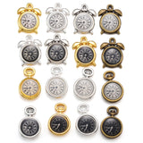 10 pcs Enamel charms antique bronze metal watch pendants fit diy necklace bracelet charms for Jewelry making W80