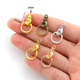 10pcs 5 Color Zinc Alloy Charms Grip Hoops Hand Charms Pendant For Jewelry Making DIY Jewelry Findings 13x27mm J497