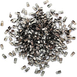 200pcs 3x6/4x9mm Crimp beads cove clasps Cord End Caps String Ribbon leather Clip Foldover For Necklace Connectors