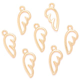 50pcs 5colors Wings Charms for Earrings necklaces keychains Jewelry Making DIY Jewelry accessories Handmade Craft 23*10.5mm D453