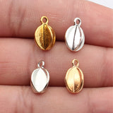 20pcs 13x10x9.2mm Kc Gold Color Rhodium Color Multifaceted Geometric Round Charms For DIY Jewelry Making