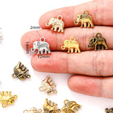 20 pcs Elephant Charms Antique Pendants for Jewelry Making Necklace Bracelet Accessories Findings 12*14mm D9266