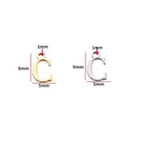 2pcs Stainless Steel Initial Alphabet DIY Jewelry Charms Wholesale A-Z Letter Necklace Making Pendant Never Fade S128