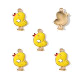 10pcs Enamel Charms Cute Cartoon chick Pendants Charms For Jewelry Making Supplies DIY Handmade Bracelets Earrings Accessories