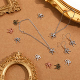 30pcs 6 colours Small Bow knot Charms for Bracelet Necklace Pendant Jewelry Making Handmade Crafts diy Supplies 12*12mm N1176