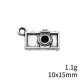 10pcs 10x15mm 2 Colors Antique Bronze Color Antique Silver Color Camera Charms For DIY Jewelry Making