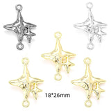 5Pcs 14 styles 3 Colors Star Wishing Meteor Charms For Earrings necklaces Pendants DIY Jewelry Making accessories W299