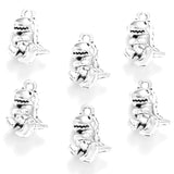 10pcs 7 Color Dinosaur Baby Charms Alloy Metal For necklace Pendants DIY Handmade Jewelry Accessories Making 17*123mm D9337