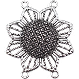 10pcs 53x46mm Antique Silver Color 4 Hole Body Chain Waist Chain Connector For DIY Jewelry Making Jewelry Findings