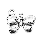 10pcs 15x18mm 2 Colors Antique Bronze Color Antique Silver Color Butterfly Charms For DIY Jewelry Making