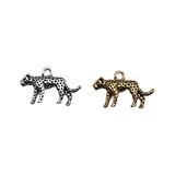 5pcs 24x15mm 2 Colors Antique Silver Color Antique Gold Color Leopard Charms For DIY Jewelry Making