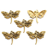 10pcs 6 Colors dragonfly Charms For Earrings Bracelets Necklace Pendant DIY Handmade Jewelry Making accessories 20*28mm D2147