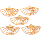 5pcs 5 Color Charms Fan 40x24mm Pendants Antique necklace Jewelry Making DIY Handmade Craft