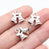 20pcs 16x14mm Antique Silver Color Bell Charms For DIY Jewelry Making