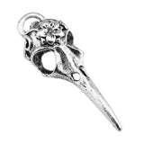 4pcs 41x12mm 2 Colors Antique Bronze Color Antique Silver Color Bird Head Skull Charms For DIY Jewelry Making