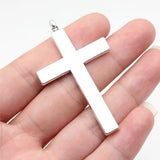 1pcs 56x34mm 2 Colors Antique Bronze Color Antique Silver Color Cross Charms For DIY Jewelry Making
