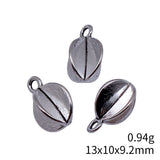 20pcs 13x10x9.2mm Kc Gold Color Rhodium Color Multifaceted Geometric Round Charms For DIY Jewelry Making