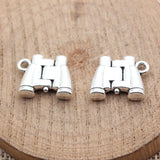 10pcs 16x13mm 2 Colors Antique Bronze Color Antique Silver Color Telescope Charms For DIY Jewelry Making