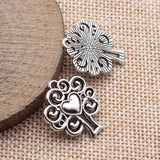 10pcs 23x20mm 3 Colors Antique Bronze Color Antique Silver Color Antique Gold Color Hollow Out Heart Tree Pendant