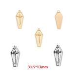 5pcs 2 colour Heart shaped Cross Charms Halloween Charms DIY Handmade Necklace Bracelet Earrings Jewelry Accessories W273