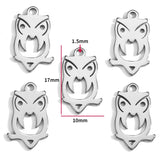 5pcs stainless steel dolphin butterfly/spider Charms Animal Pendants DIY Handmade Necklace Bracelet Earrings Jewelry Making W418