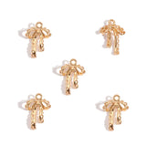 20pcs 6 colors alloy bow Charm Hollow Pendant For DIY Necklace Bracelet Earrings Jewelry Crafts Making Accessories 19*13mm N182