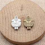 10pcs 20x13mm 2 Colors Antique Bronze Color Antique Silver Color Sheep Charms For DIY Jewelry Making