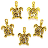 20pcs 6 Color sea turtle Charms Alloy ocean animal For earring Pendants DIY Handmade Jewelry Accessories Making 21*15mm D7152