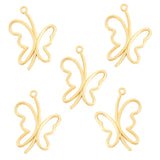20pcs 6 Colors butterfly Charms For Bracelets Necklace Pendant DIY Handmade Jewelry Making accessories 20*19mm D2139