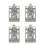 20 Styles Retro silver Style Witch Divination Tarot Card Tag Pendant DIY Charms Necklace Bracelet Jewelry Making 23*14mm J502
