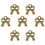 50pcs 6 colours Bow knot Charms for Bracelet Necklace Pendant Jewelry Making Handmade Crafts diy Supplies 9.5*11mm N1172