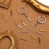 20pcs 5 Colors Doctor Nurse Thermometer Charms for Key Buckle Pendants Antique Jewelry Making DIY Handmade Craft 4x24mm J500