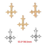 5pcs 2 colour Heart shaped Cross Charms Halloween Charms DIY Handmade Necklace Bracelet Earrings Jewelry Accessories W273