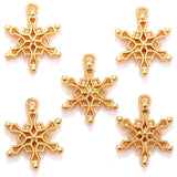 20pcs 4 Color Alloy christmas snow Charms For Earring necklace Pendants DIY Handmade Jewelry Accessories Making 20*15mm L518