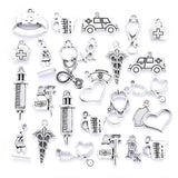 8pcs-25pcs Antique Silver color Medical tools Charms Metal Pendants Jewelry Making Accessories U052