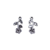40pcs 18x9.6mm 2 Colors Antique Bronze Color Antique Silver Color Small Flower Charms For DIY Jewelry Making